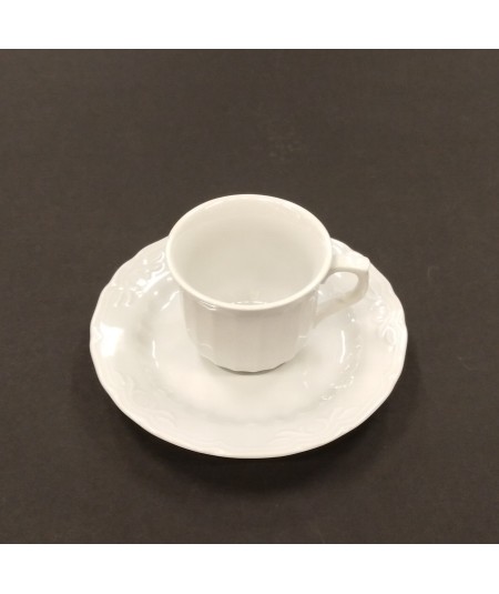 TAZA CAFÉ CON PLATO SEVILLA BLANCO