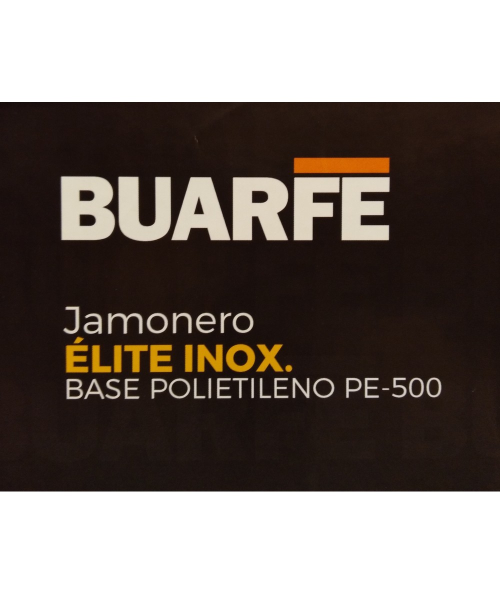 Jamonero Buarfe Elite Acero Inoxidable - Pe-500 Polietileno G-Deluxe 4220