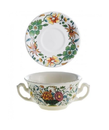 TAZA DE CONSOME CON PLATO BELLAVISTA