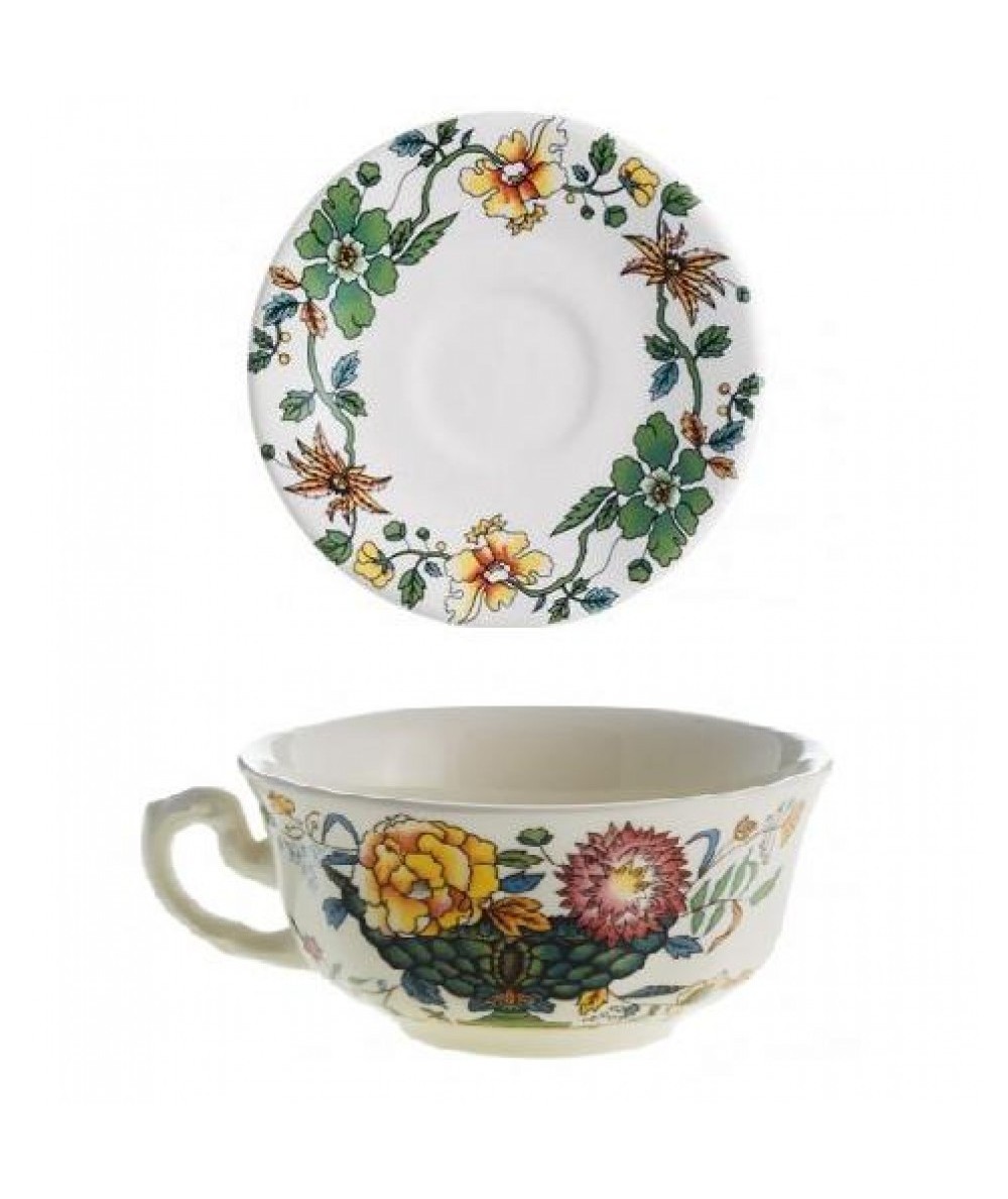 TAZA DE TÉ CON PLATO BELLAVISTA LA CARTUJA DE SEVILLA