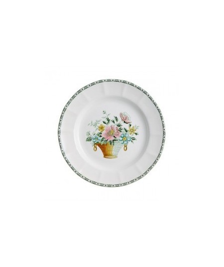 PLATO LLANO 28 CM CANASTO FLORAL