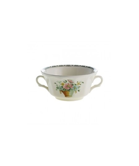 TAZA CONSOME CANASTO FLORAL