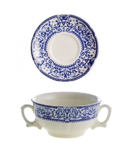 TAZA DE CONSOME CON PLATO 150 ANIVERSARIO