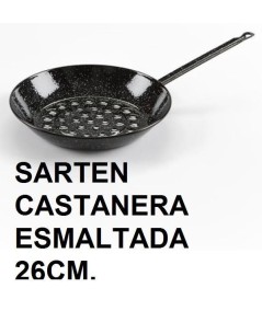SARTÉN CASTAÑAS ESMALTADA 26CM
