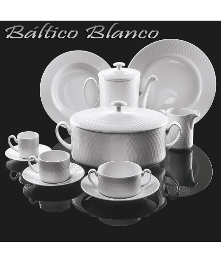 VAJILLA 20 PIEZAS BÁLTICO BLANCO PONTESA