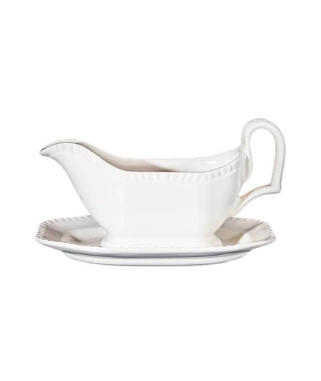 VAJILLA 56 PIEZAS VICTORIA BLANCO SAN CLAUDIO