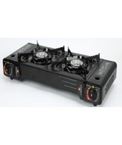 COCINA GAS DOBLE PORTÁTIL ALGON