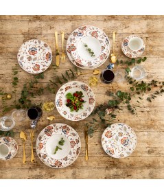 VAJILLA 12 PIEZAS JACOBEAN QUEEN´S