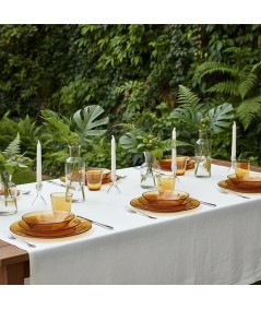 VAJILLA DURALEX ÁMBAR 18 PIEZAS HP-A300DF