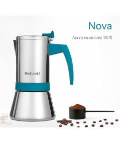 CAFETERA NOVA BLUE 4 TAZAS WECOOK! 67004