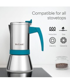 CAFETERA NOVA BLUE 4 TAZAS WECOOK! 67004