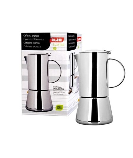 CAFETERA EXPRESS ESSENTIAL INOX 2 TAZAS IBILI