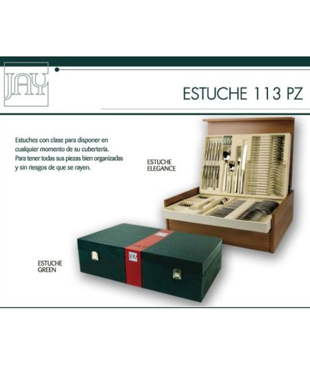 CUBERTERÍA JAY CORONA 113 PIEZAS