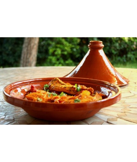 TAJINE BARRO 22X5,5 CENTÍMETROS